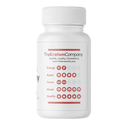 THE KRATOM COMPANY CAPSULES 500CT / 14.4OZ / 500MG - BALI RED VEIN - Seven Tech