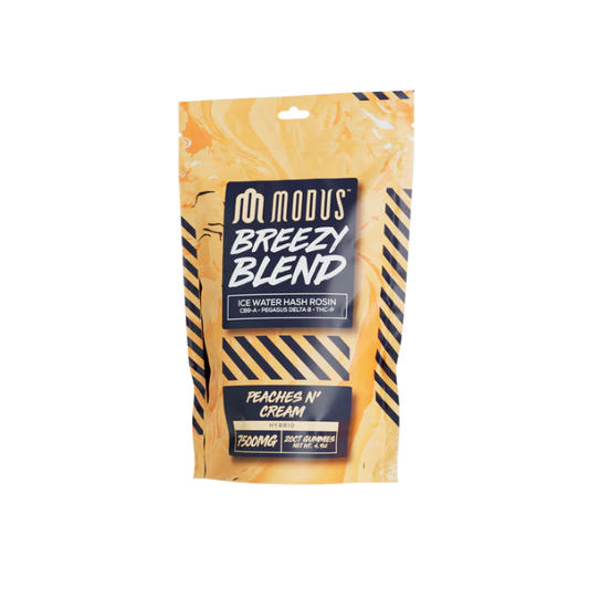 Modus Breezy Blend 7500mg Gummies Peaches N Cream Hybrid