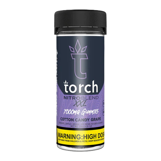 Torch Nitro Blend XXL 7000mg Gummies Cotton Candy Grape