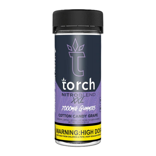 Torch Nitro Blend XXL 7000mg Gummies Cotton Candy Grape