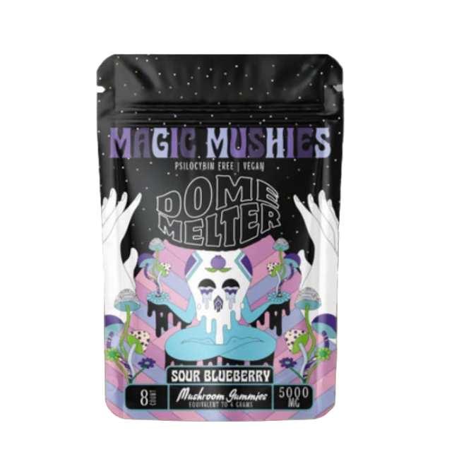 DOME MELTER MAGIC MUSHROOM GUMMIES 8CT 5000MG - SOUR BLUE BERRY