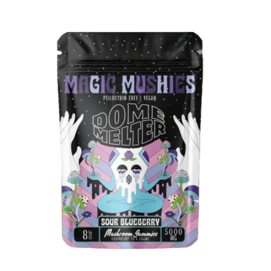 DOME MELTER MAGIC MUSHROOM GUMMIES 8CT 5000MG - SOUR BLUE BERRY