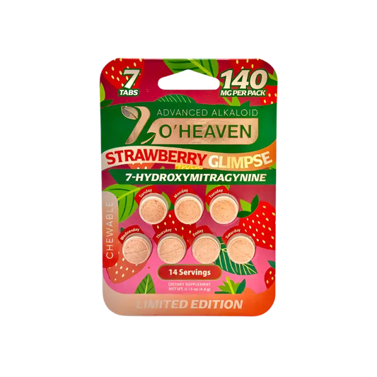 Strawberry-flavored chewable tablets for daily use.