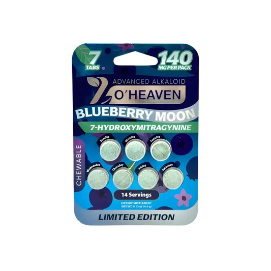 7 O'Heaven 7ct 7OH Blueberry Moon Tabs 20mg Per Tablet - Seven Tech