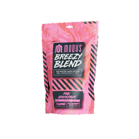Modus Breezy Blend 7500mg Gummies Pink Grapefruit Indica