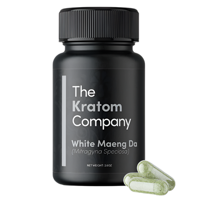 THE KRATOM COMPANY CAPSULES 150CT / 4.8OZ / 500MG - MAENG DA WHITE VEIN - Seven Tech