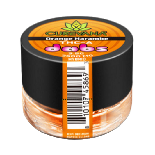 CUREVANA THC-A DABS 3.5G JAR - ORANGE HARAMBE