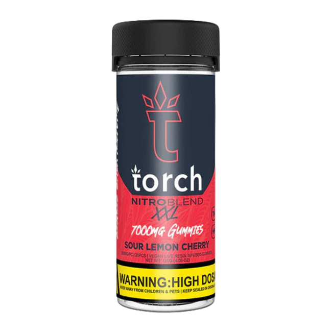 Torch Nitro Blend XXL 7000mg Gummies Sour Lemon Cherry