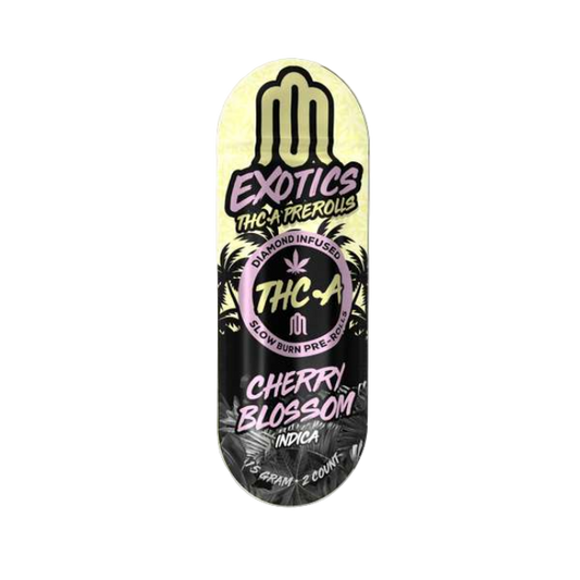 Modus Exotics Diamond Infused Slow Burning 1.5g 2pk THC-A Pre-Rolls Cherry Blossom Indica