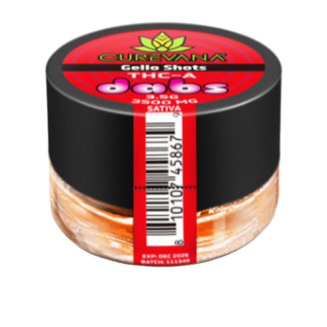 CUREVANA THC-A DABS 3.5G JAR - GELLO SHOTS