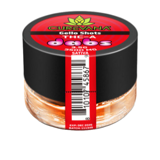 CUREVANA THC-A DABS 3.5G JAR - GELLO SHOTS