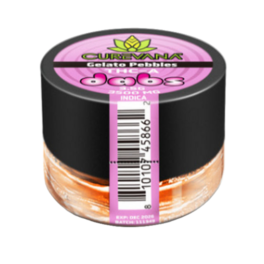 CUREVANA THC-A DABS 3.5G JAR - GELATO PEBBLES