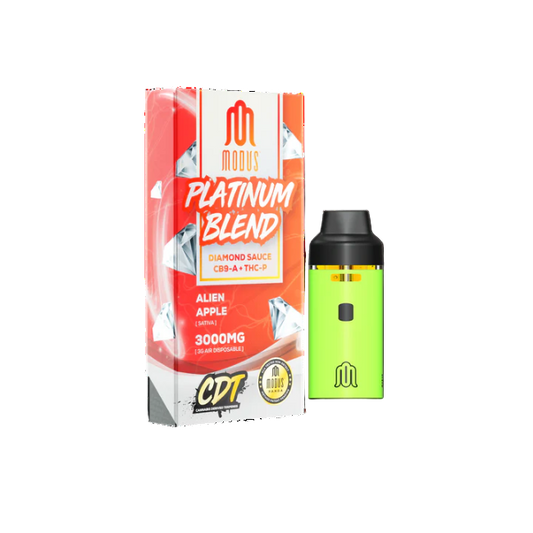 Modus Platinum Blend Diamond Sauce CB9-A + THC-P 3000mg Disposable Alien Apple Sativa