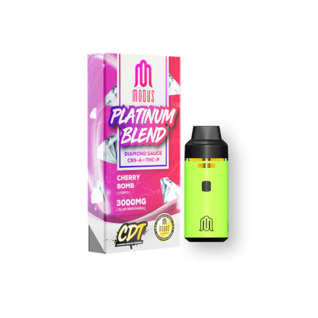 Modus Platinum Blend Diamond Sauce CB9-A + THC-P 3000mg Disposable Cherry Bomb Hybrid