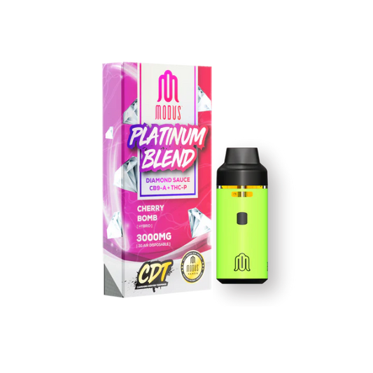 Modus Platinum Blend Diamond Sauce CB9-A + THC-P 3000mg Disposable Cherry Bomb Hybrid
