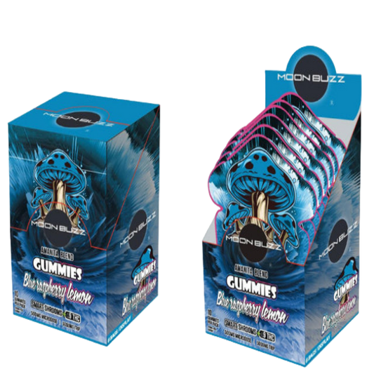 SHRUUMBUZZ AMANITA BLEND GUMMIES 500MG 10CT - BLUE RASPBERRY LEMON