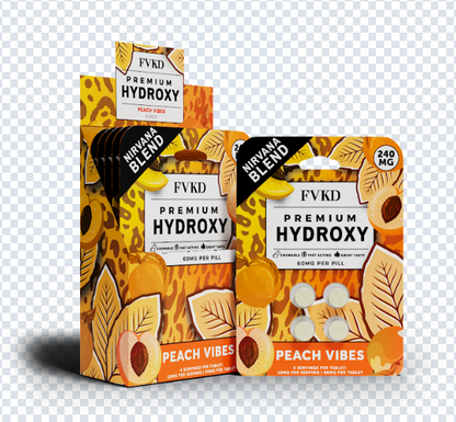 FVKD Seven 4ct 7OH Tabs Peachy Vibes 60mg Per Tablet