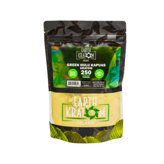 EARTH KRATOM POWDER 250G - HULU GREEN VEIN - Seven Tech