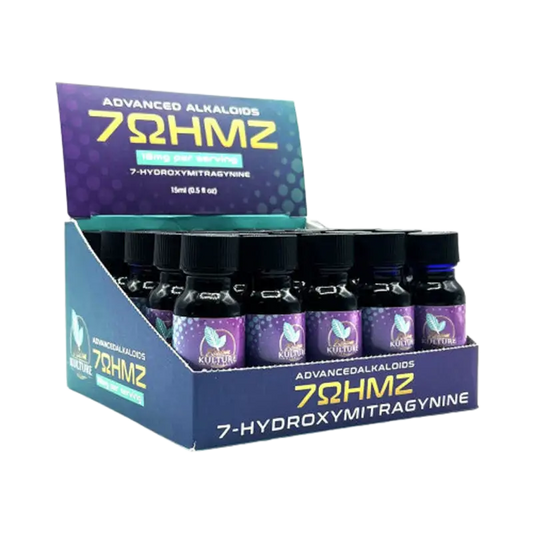 7OHMZ 7-Hydroxymitragynine Extract Shots - Kratom Kulture 15ml Bottles - Seven Tech