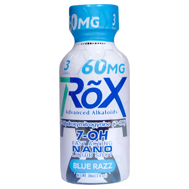 7Rox 7-Hydroxymitragynine Blue Razz Kratom Extract Shot 60mg