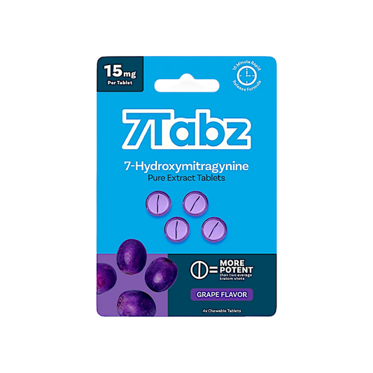 7Tabz 7-OH Extract Tabs Grape 4ct 15mg 7Tabz  7OH+