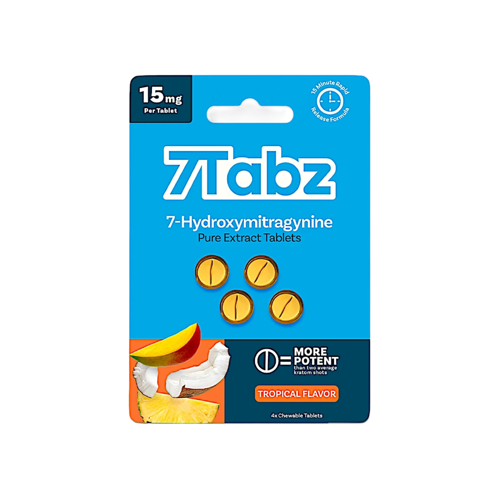 7Tabz 7-OH Extract Tabs Tropical 4ct 15mg 7Tabz  7OH+