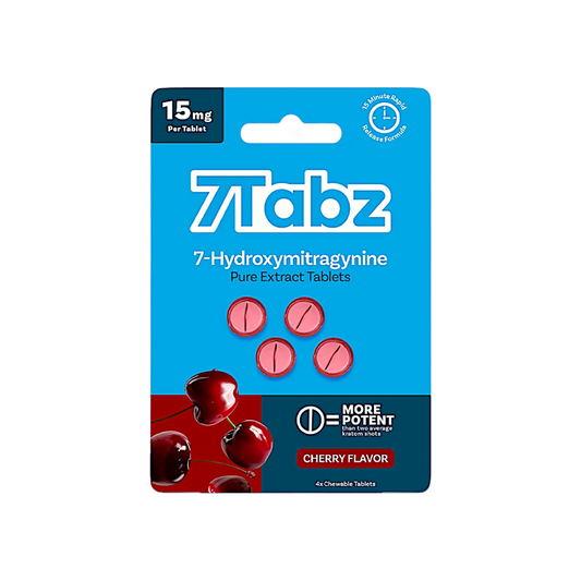 7Tabz 7-OH Extract Tabs Cherry 4ct 15mg 7Tabz  7OH+