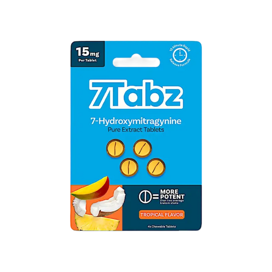 7Tabz 7-OH Extract Tabs Tropical 4ct 15mg 7Tabz  7OH+