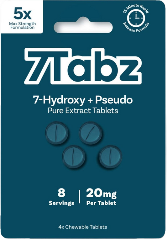 7Tabz - 7-Hydroxy + Pseudo Tabs 5x Strength 4ct 20mg 7Tabz  7OH+