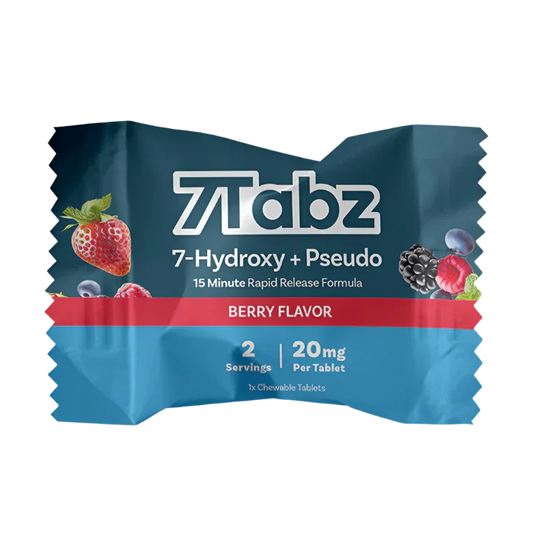 7Tabz 1ct 7OH + Pseudo Berry 20mg Per Tablet - Seven Tech