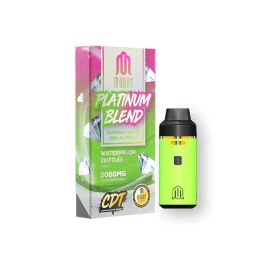 Modus Platinum Blend Diamond Sauce CB9-A + THC-P 3000mg Disposable Watermelon Zkittles Indica