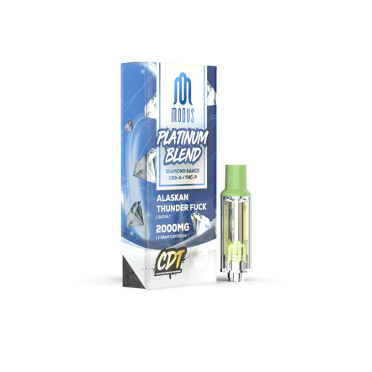 Modus Platinum Blend Diamond Sauce CB9-A + THC-P 2000mg Cartridge Alaskan Thunder Fuck Sativa