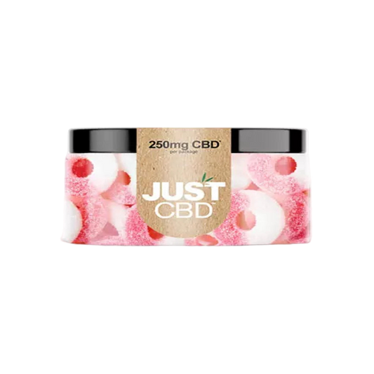 JUST CBD GUMMIES 250MG - WATERMELON RINGS