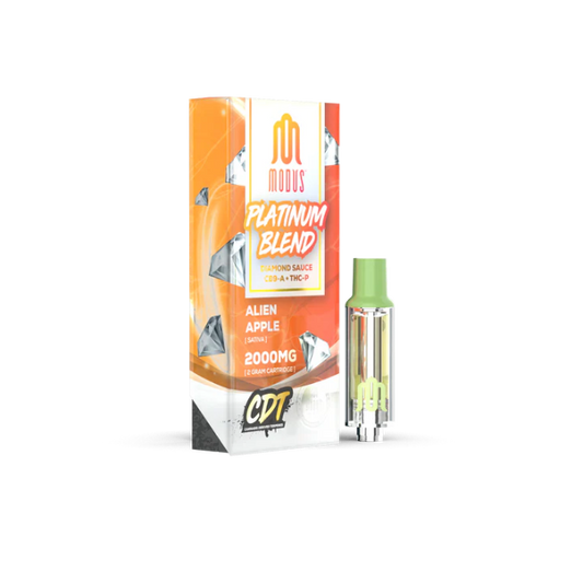 Modus Platinum Blend Diamond Sauce CB9-A + THC-P 2000mg Cartridge Alien Apple Sativa