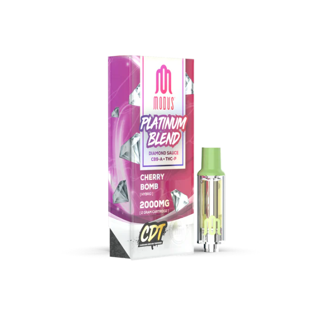 Modus Platinum Blend Diamond Sauce CB9-A + THC-P 2000mg Cartridge Cherry Bomb Hybrid