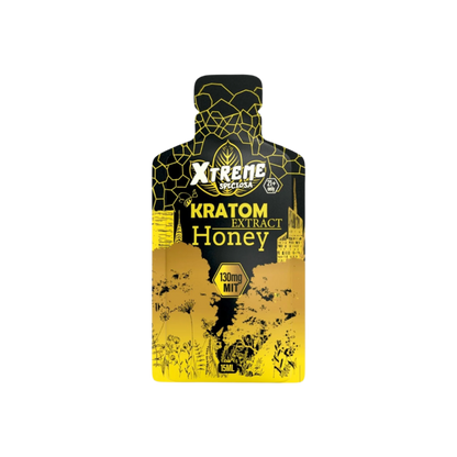 XTREME SPECIOSA KRATOM EXTRACT 15ML MIT POUCH 130MG - HONEY - Seven Tech