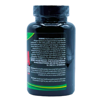 KRATOM KAPS CAPSULES 100CT / 60G - MALAY GREEN VEIN - Seven Tech