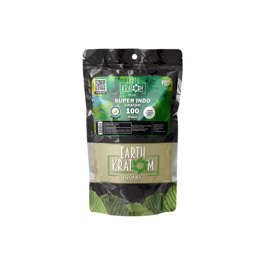 EARTH KRATOM POWDER 100G - INDO SUPER GREEN VEIN - Seven Tech