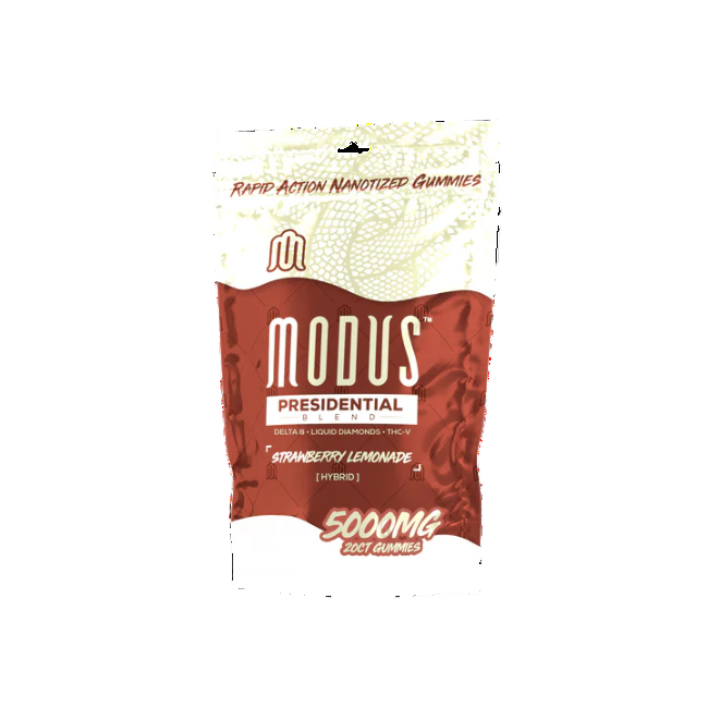 Modus Presidential Blend 5000mg Gummies Strawberry Lemonade Hybrid