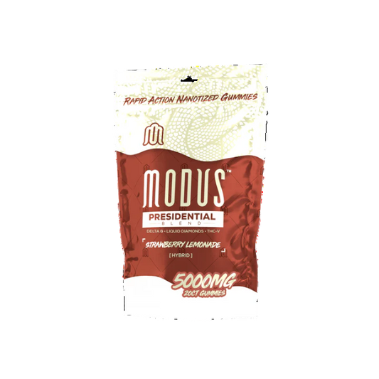 Modus Presidential Blend 5000mg Gummies Strawberry Lemonade Hybrid