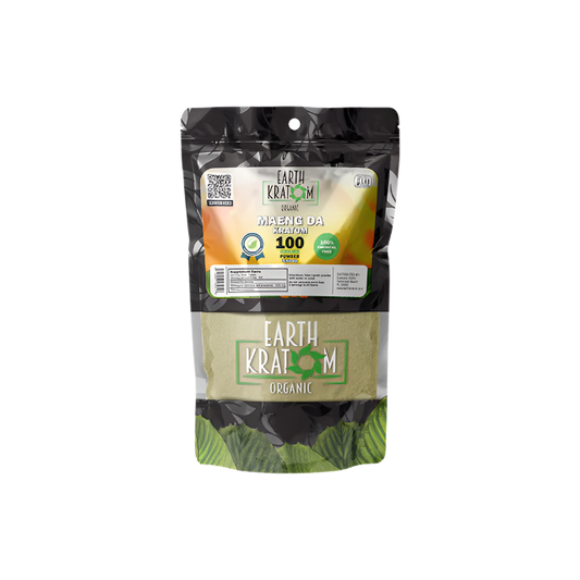 EARTH KRATOM POWDER 100G - MAENG DA GREEN VEIN - Seven Tech