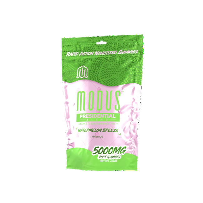 Modus Presidential Blend 5000mg Gummies Watermelon Breeze Hybrid
