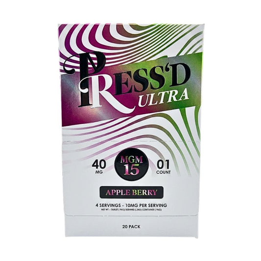 Press'd Ultra Mgm-15 40mg Tablet- 1ct  (Box of 20)