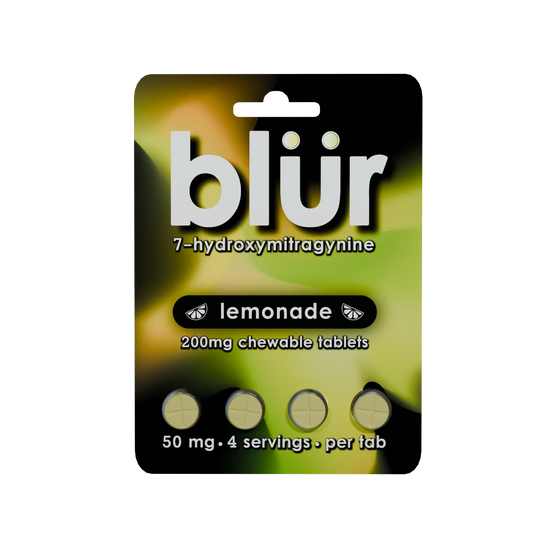 Blur 4ct 7OH Lemonade Tabs 50mg Per Tablet - Seven Tech