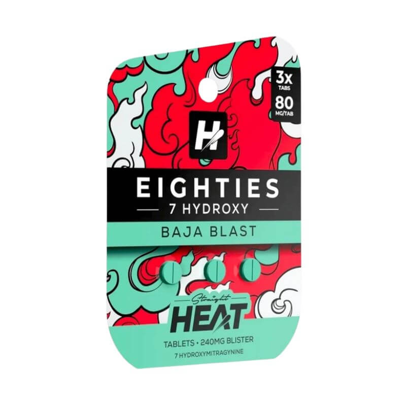🎁 Straight Heat Eighties 7-Hydroxymitragynine Tablets 3ct 80mg Per Tablet (100% off)