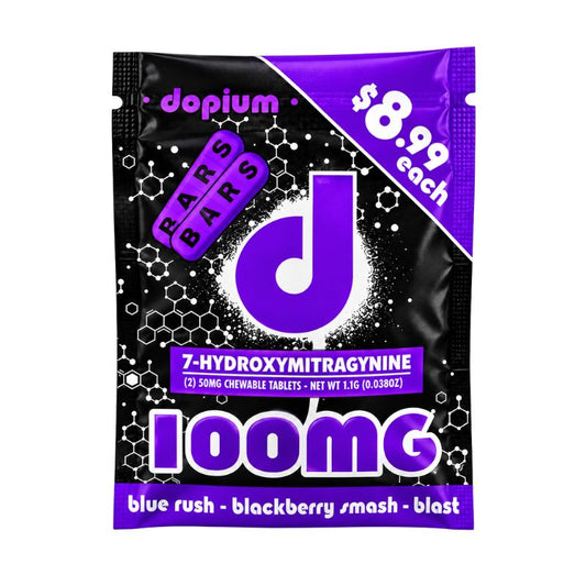 Dopium 7-Hydroxymitragynine Chewable Tablets 2ct 50mg Per Tablet