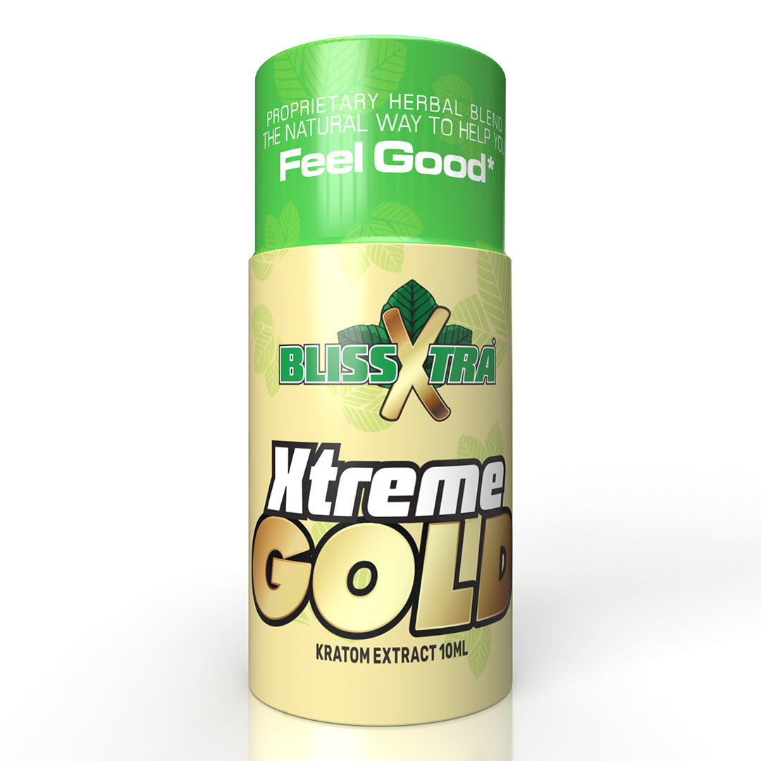 BLISSXTRA XTREME GOLD KRATOM EXTRACT SHOTS 10ML - Seven Tech