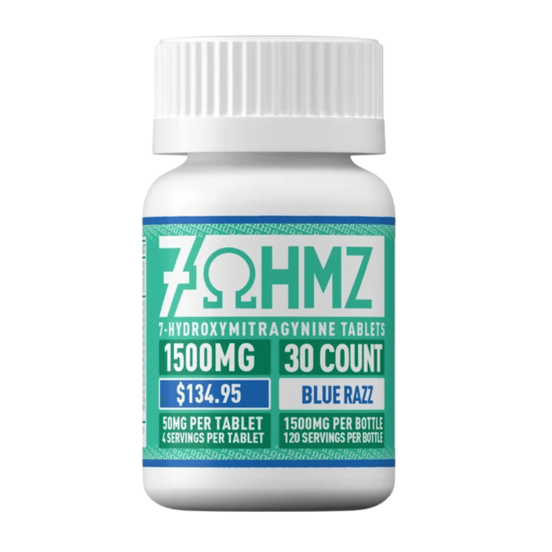 7OHMZ 7-Hydroxymitragynine Tablets 30ct 50mg Per Tablet
