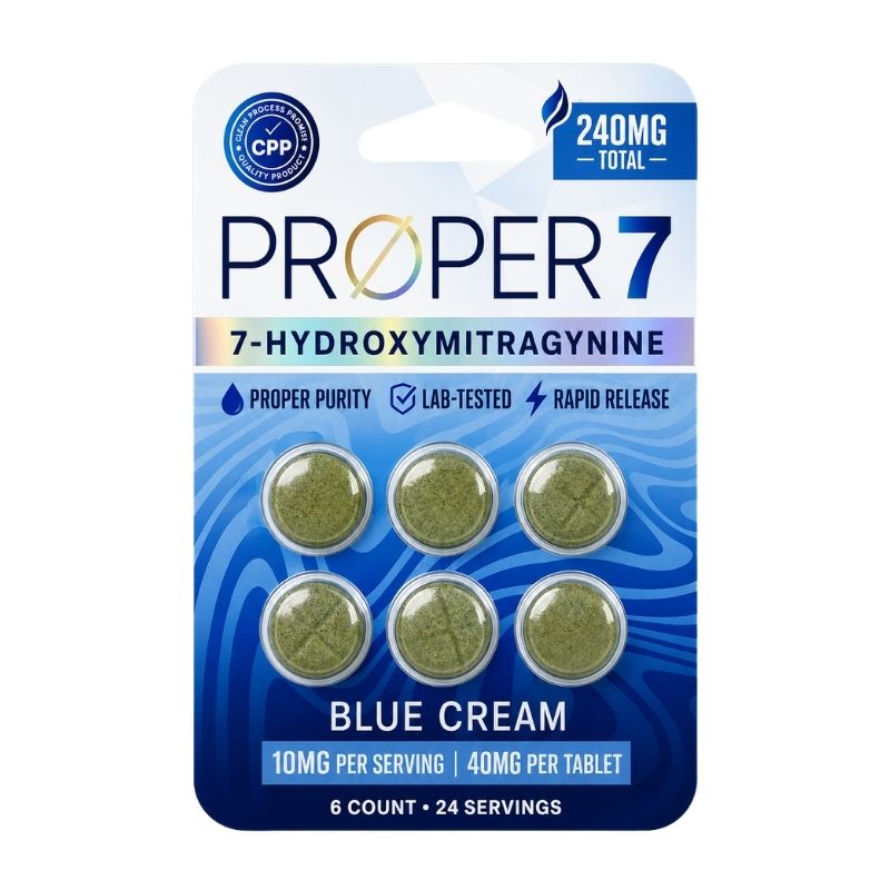 🎁 Proper7 7-Hydroxymitragynine Tablets 40mg Per Tablet (100% off)