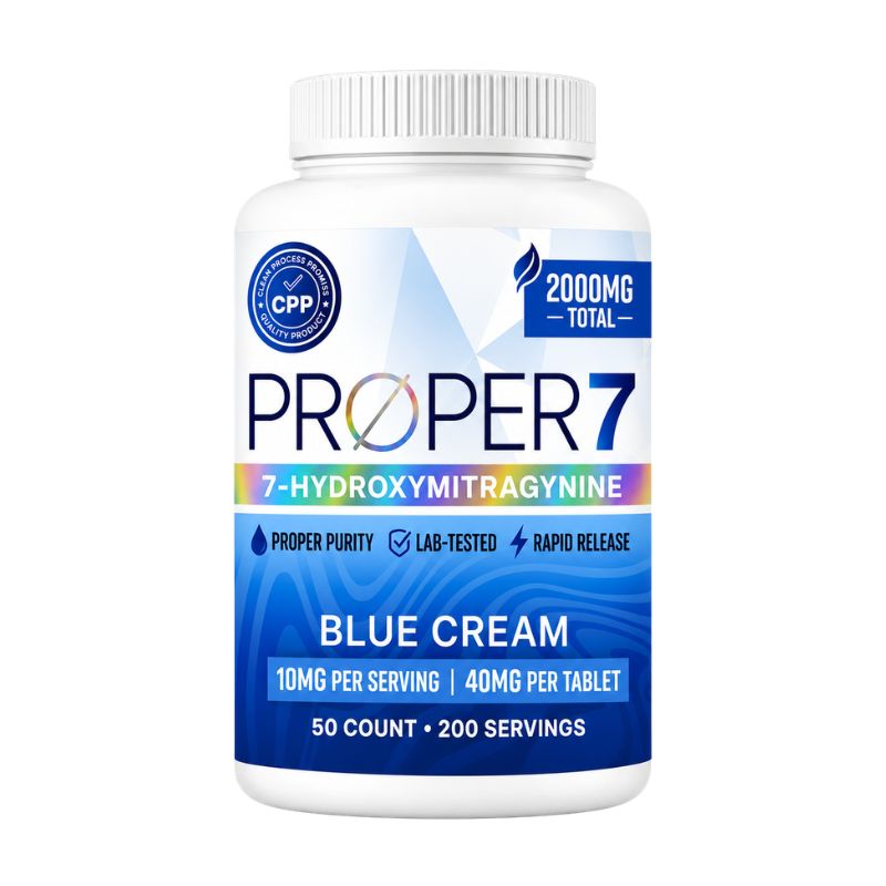 🎁 Proper7 7-Hydroxymitragynine Tablets 50ct 40mg Per Tablet (100% off)